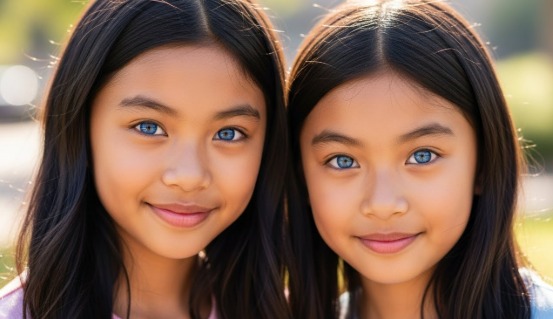 asian girls with blue eyes