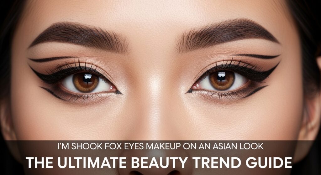 I’m Shook Fox Eyes Makeup on an Asian Look – The Ultimate Beauty Trend Guide